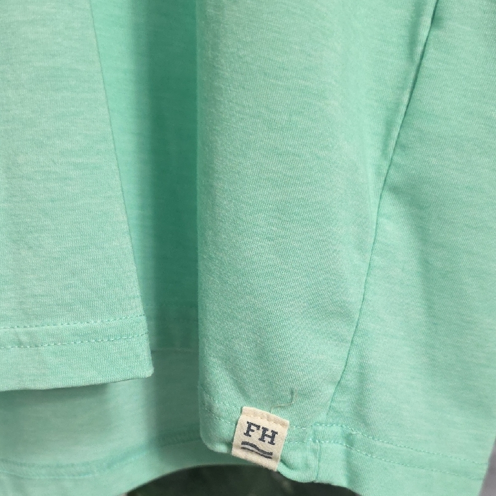 Fair Harbor Men’s Performance Henley - Seafoam Green - Size M - Picture 5 of 7